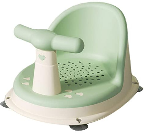 Siège de Bain pour Bébé | Chaise de bain bébé En Forme Mignonne | Siège de bain pliable antidérapant pour bébé | Chaise de baignoire avec support de dossier et ventouses pour Bébés De 6 À 18 Mois