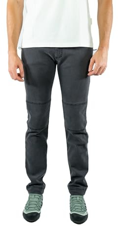 Jeanstrack Roca Pantalon de Escalada Trekking Senderismo Aire Libre (M, MELANITA)