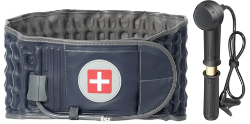 Ceinture de Décompression Lombaire pour Soulager Douleurs Lombaires & Soutenir Région Lombaire. Corset de Décompression pour Sciatique. Ceinture de Décompression Vertébrale pour Femmes et Hommes