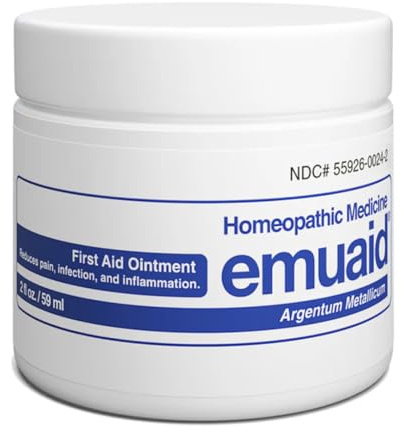 EmuaidBrand First Aid Ointment, 2oz(59 ml), Use Anywhere On The Body, Safe for All Ages, Natural Ingriedients