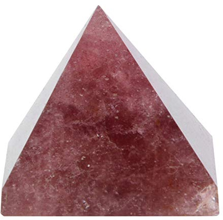 Kristallpyramide Figur Glück Segen Heimdekoration und, Briefbeschwerer Amethyst, Violett