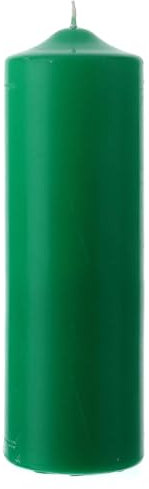 Candela verde opaco da altare 240x80 mm