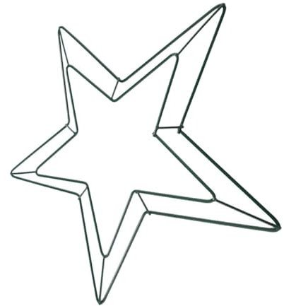 ABOOFAN Pentagramm-Girlande Kranz Aus Sterndraht Hochzeitskranz Rahmen Ring Zur Herstellung Von Makramee Drahtkranzrahmen Stern Girlandenrahmen Kranzrahmen Aus Draht Kranzform Green Eisen