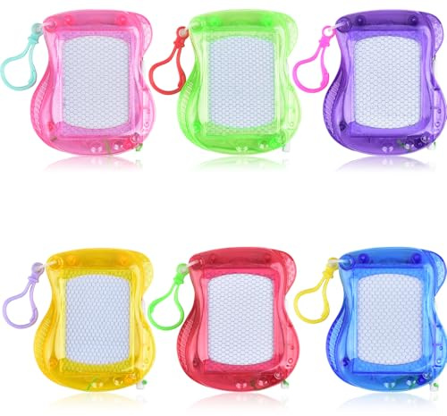 FAYAHAR 6 Pièces Tablette Dessin Enfant, Ardoise Magique, Tablette d'écriture, Tableau de Dessin Magnétique Effaçable, Jouet Educatif, Cadeau pour les 3-8 ans Filles Garçons (Multicolore)