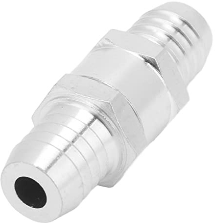 Válvula de control de un solo sentido, válvula de control sin retorno de una válvula aleación de aluminio universal, para de gasolina de gasolina de gasolina de gasolina (16 mm)