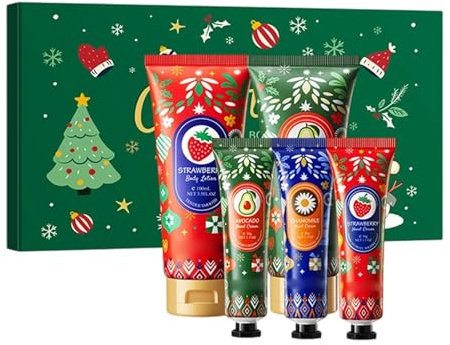 Crema Per Le Mani Per Donne Trattamento Profumato Per La Pelle Screpolata | Kit Crema Per Le Mani E Lozione Per Il Corpo Per Dormitorio Viaggio Bagno E Regalo Per Madre Moglie Fidanzata Ed