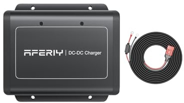AFERIY Chargeur de Batterie 580W, Chargeur Rapide DC-DC, AF-DC060, 6X Plus Rapide, Sécurisé & Portable pour Station Électrique Portable, Compatible avec 99% Générateur Solaire pour Camping-Car, SUV