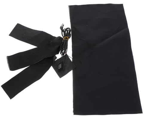 MOBUTOFU Pad Riscaldante in Fibra di Carbonio Nero per Abbigliamento e Cuscini, Morbido al Tatto e Confortevole da Indossare, per Uso Quotidiano Invernale
