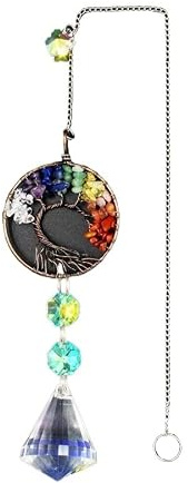 Gravel Life färgpläterat trädglashängande halsband - unika naturinspirerade smycken