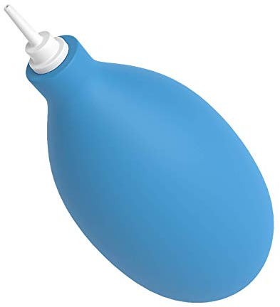EZY DOSE Hearing Aid Blower, Clears Moisture & Ear Wax, Helps Improve Sound Quality, Help Prevent Hearing Aid Repairs, Easy to Use and Convenient for Travel, Blue, BPA Free