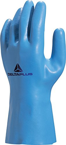 Gant LATEX Support Jersey Coton Longueur 30cm coloris Bleu Taille 6/7-Paire