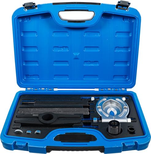 BGS 7753 | Trennmesser-Satz für Kugellager | Spannweite 13-70 mm | 6-tlg. | Gesamtlänge Ausdrückbolzen 290 mm | Spannbolzen-Länge 166 mm | Abziehbolzen-Abstand 90 - 147 mm
