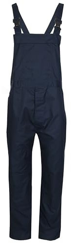 Fort - Bib 'N' Brace - 34W- Navy - Men's Workwear - Comfortable, Durable Painters & Decorators Overalls