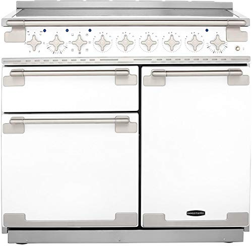 Rangemaster Elise ELS100EIWH 100cm Electric Range Cooker with Induction Hob - White