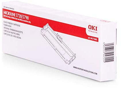 Oki Original 44173405 /, für Microline 5790 eco Premium Nylonband, Schwarz, 00 Seiten
