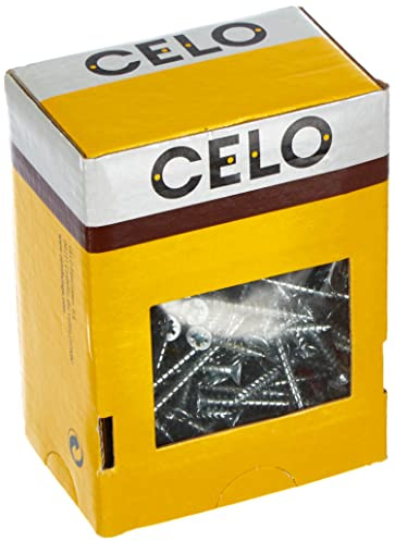 Celo 9440Vlox200 - Vis pour bois Velox, filetage complet, tête fraisée, empreinte Pz Diamètre 4 x 40 mm, zingué, 200 unités