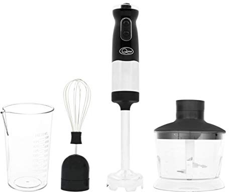 Quest 35099 3 in 1 Stick Hand Blender/Variable Speeds and Turbo Pulse/Black and Silver Colour / 700W