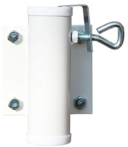 Videx-Sonnenschirmhalter für die Wand weiß Ø 40 mm