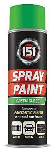 250ml High Grade Matt Gloss Household Spray Paint Can for Autos Wood Metal Plastic Graffiti (1, Green Gloss)