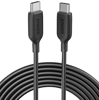 Anker PowerLine III USB C auf USB C Kabel, blitzschnelles Ladekabel 60W, 3m lang für iPhone 16/15 Serie, MacBook Pro/Air, iPad Pro/Air, Galaxy S24, Pixel, Switch, LG und mehr