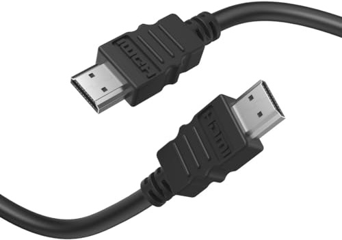 Hama HDMI Kabel 3 m lang (High Speed HDMI Cable, ARC, Monitorkabel mit hochwertigem Kunststoffmantel, Verbindung von PC/Notebook mit Monitor, TV, Beamer, Playstation, XBOX)