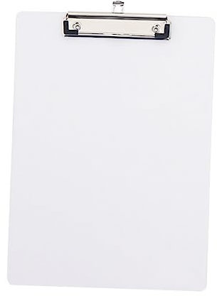 Klemmbrett-Clip Office-Dokumentenclip Multifunktions-Klemmbrett schreibtafel buchstabentafel Papier-Klemmbrett tragbares Schreib-Klemmbrett vertikal Mappe hängendes Brett a4 PVC