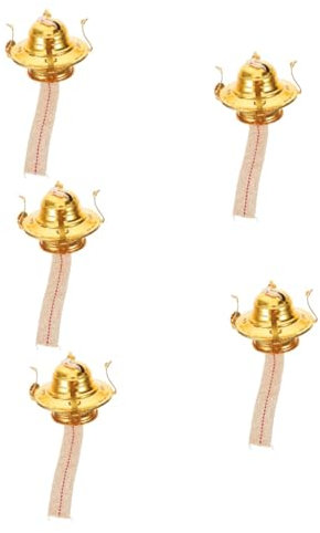 PRETYZOOM 5st Petroleumlampensockel Ersatzteile Für Lampen Zubehör Für Öllampenteile Lampenbrennerhalter DIY-lampenbausatz Lampenwechselbrenner Armaturen Für Petroleumlampen Metall