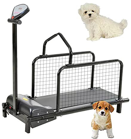 Haustier-Laufband für den Innenbereich, verstellbare Geschwindigkeit für kleine Hunde, Gewichtsverlust, 79,8 kg Kapazität, Tierbedarfsmaschine