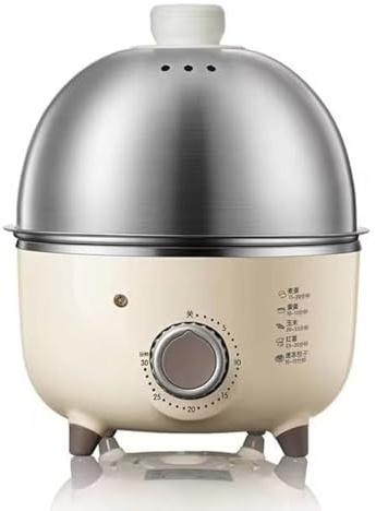 Vnook Electric Egg Boiler, Automatic Steamer Multicooker Egg Cookers/Egg Custard Steaming Cooker with Timer for Hard Boiled Eggs