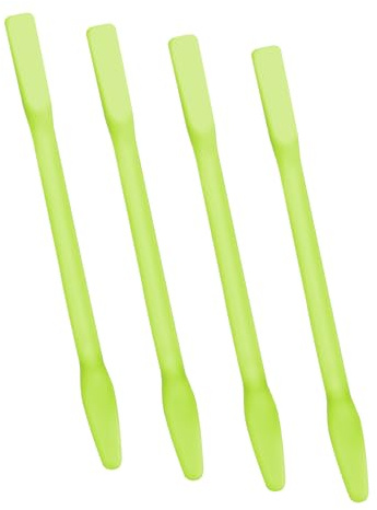 Mabor Lot de 4 spatules en silicone pour épilation à la cire anti-adhésive - Réutilisables - Pour enlever les poils, les lèvres, le nez, les sourcils - Pour le corps à la maison
