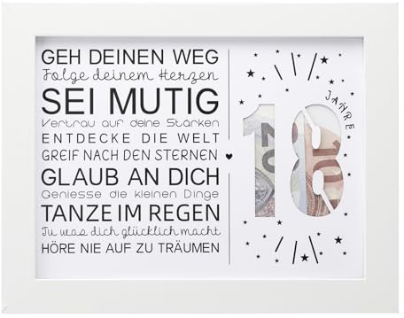 ZMMAH Geldgeschenk zum 18. Geburtstag für Mädchen