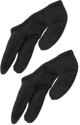 VALICLUD 2stücke Hitzeschutzhandschuhe für Haarstyling Isolierende Handschuhe für Lockenstäbe und Glätteisen Hitzebeständige Schutzhandschuhe für Professionelles Styling