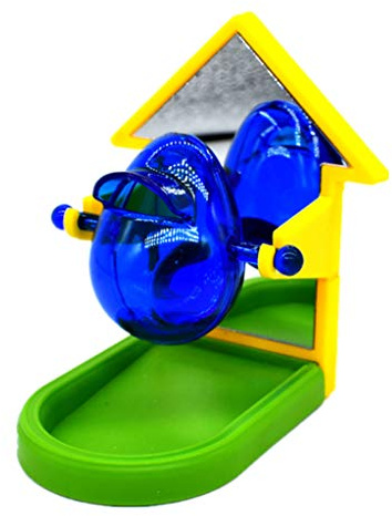 ECVGHD Futterspender für Vögel, Papageien, Futterball, Futterball, lustiges interaktives Spielzeug für Sittiche, Nymphensittiche