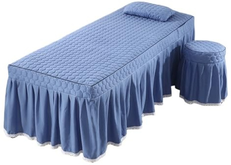 Massageauflage 1pc Massage Bett Abdeckung Nur Schönheit Salon Tisch Rock Blatt SPA Volle(Color 6,70 * 190 cm)