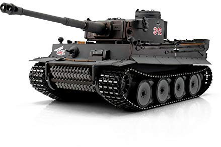 HENG LONG Carro armato RC Torro 1/16 RC Tiger I Primi Fuori Grigio IR