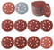 100 PCS Disque de ponçage, disque abrasif, papier sablé, papier de verre pour grain de ponceuse circulaire 80/180/240/320/400/800/1000/1500/2000/3000 125 mm