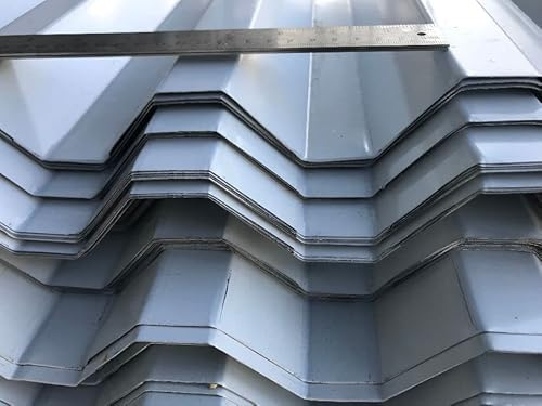 Trapezblech Dachplatten Dachblech Trapezbleche Sonderposten Stahl 0,5mm 78 cm breit Höhe 45 mm (78x250 cm) es wird mit Spedition versand Zusatzkosten siehe unten 200.-