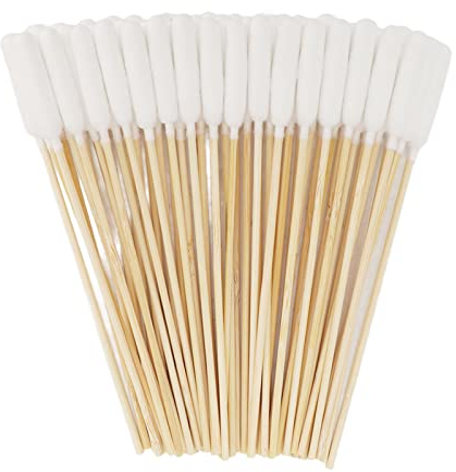 Lot de 100 Cotons-tiges, Bâton de Bambou Professionnel pour Enlever la saleté, Coton-tige de Précision pour Chien de Compagnie pour Nettoyer les Oreilles des Chiens Coton Tige
