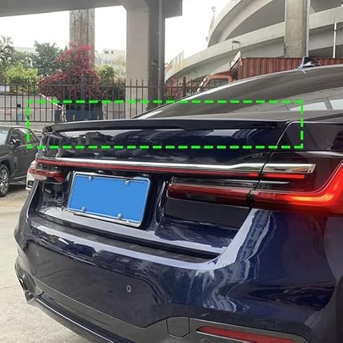 Performance Heckspoiler für BMW 7er G11 G12 730 740 750 2019–2021, Kofferraumspoiler Autodach Rear Spoiler Lippe Kratzfest Heckklappenspoiler Lippe Hinten Stamm Spoiler