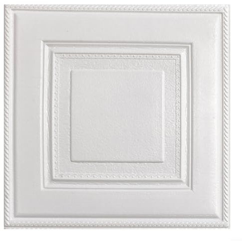 10 x Steintapete, abziehen und eine atemberaubende Wand mit selbstklebendem Ziegelstein (weiß)