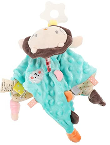 RORPOIR Kuschelweiches Beruhigungshandtuch Löwe Tierpuppe Spielzeug aus Sicherem Langlebigem Material als Speicheltuch und Puppenspielzeug für Neugeborene und Babys