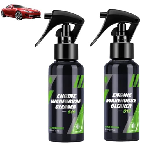 High-efficiency engine warehouse cleaner spray, multi-purpose industrial strength cleaner and degreaser, car interior dashboard care tool for removing heavy oil stains