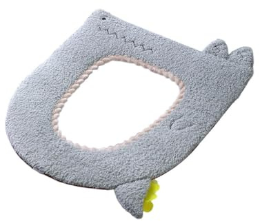 KIXZSAZ Sedile del water Multicolore Dimensioni compatte Accessori per la casa Design ispessito Scaldino invernale Squisite forniture per il bagno, Verde