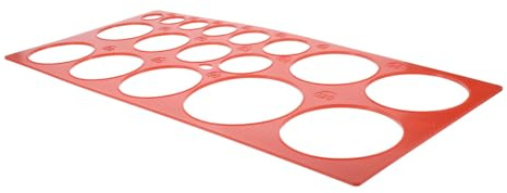 KOMBIUDA Medidor De Círculos Para Frutas Plástico 30-120 Mm, Anillo Medidor De Diámetro Para Clasificación y Medición Precisa De Naranjas y Frutas, Herramienta Portátil Para Uso Agrícola