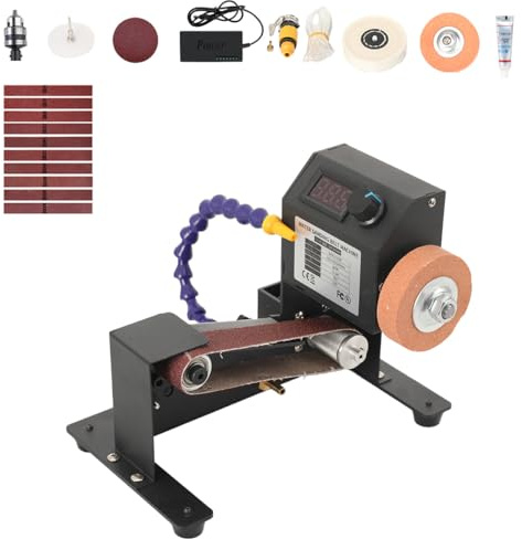 Mini Bandschleifer 350W 110-240V 7-stufig mit Digitalanzeige