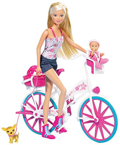 Steffi Liebe-Fahrrad-Tour: 29cm Puppe-Rosa