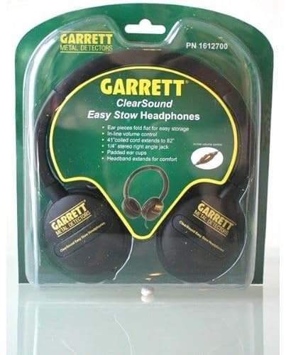Garrett – Metalldetektor – Kopfhörer CLEARSOUND mit Klinkenstecker 6,35 mm