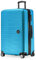 HAUPTSTADTKOFFER Mitte - Großer Hartschalenkoffer, TSA, 4 Rollen, Check-In Gepäck mit 8 cm Volumenerweiterung, 77cm, 130 Liter, Cyanblau