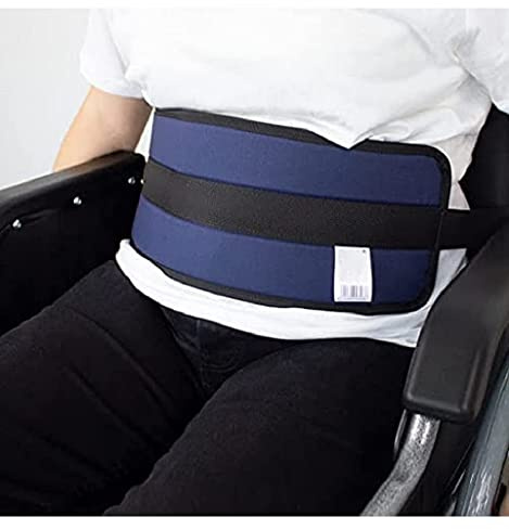 Mobiclinic, Ceinture de soutien abdominal, Rembourrée, Marque européenne, Pour fauteuil roulant, Canapé, Fixation par clip, Réglable, Taille l, 90-200 cm