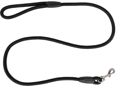 AiTodos® Correa Fuerte para Perros de 1,5 m, Correa para Perros de Entrenamiento o Paseo de 1,2 cm de Diámetro, Adecuada para Perros Pequeños, Medianos y Grandes, Color Negro